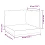 Cushions for pallet sofa 3 units blue melange fabric by , Cushions for chairs and sofas - Ref: Foro24-4002656, Price: 37,95 €...