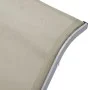 Tumbonas con mesita 2 unidades aluminio color crema de vidaXL, Tumbonas - Ref: Foro24-310536, Precio: 214,18 €, Descuento: %