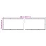 Graue PVC-Sichtschutzmatte für den Garten, 400x75 cm. von , Zaunpaneele - Ref: Foro24-4005381, Preis: 17,17 €, Rabatt: %
