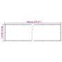 Sichtschutzzaun aus anthrazitgrauem PVC für den Garten 700x90 cm von , Zaunpaneele - Ref: Foro24-4005432, Preis: 34,99 €, Rab...