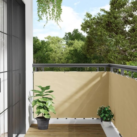 Pantalla de privacidad de jardín PVC crema 600x90 cm de , Paneles de vallas - Ref: Foro24-4005447, Precio: 24,50 €, Descuento: %