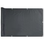 Sichtschutzzaun aus anthrazitgrauem PVC für den Garten, 400x120 cm von , Zaunpaneele - Ref: Foro24-4005485, Preis: 17,48 €, R...