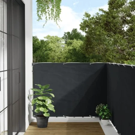 Sichtschutzzaun aus anthrazitgrauem PVC für den Garten, 600x120 cm. von , Zaunpaneele - Ref: Foro24-4005487, Preis: 24,93 €, ...