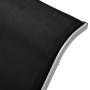 Tumbona textilene y aluminio negro de vidaXL, Tumbonas - Ref: Foro24-310533, Precio: 105,48 €, Descuento: %