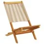 Garden chairs 2 units solid acacia wood polypropylene beige by , Garden chairs - Ref: Foro24-367689, Price: 125,71 €, Discoun...