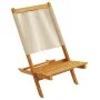 Garden chairs 2 units solid acacia wood polypropylene beige by , Garden chairs - Ref: Foro24-367689, Price: 125,71 €, Discoun...