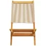 Garden chairs 2 units solid acacia wood polypropylene beige by , Garden chairs - Ref: Foro24-367689, Price: 125,71 €, Discoun...