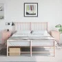 Mesitas de noche 2 unidades acero rosa 36x39x60,5 cm de , Mesitas de noche - Ref: Foro24-846449, Precio: 69,24 €, Descuento: %