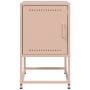 Nachttische, 2 Stück, rosa Stahl, 36x39x60,5 cm. von , Nachttische - Ref: Foro24-846449, Preis: 69,90 €, Rabatt: %