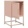 Mesitas de noche 2 unidades acero rosa 36x39x60,5 cm de , Mesitas de noche - Ref: Foro24-846449, Precio: 69,24 €, Descuento: %