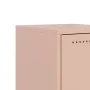 Mesitas de noche 2 unidades acero rosa 36x39x60,5 cm de , Mesitas de noche - Ref: Foro24-846449, Precio: 69,24 €, Descuento: %