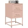 Mesitas de noche 2 unidades acero rosa 36x39x60,5 cm de , Mesitas de noche - Ref: Foro24-846461, Precio: 93,40 €, Descuento: %