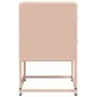 Mesitas de noche 2 unidades acero rosa 36x39x60,5 cm de , Mesitas de noche - Ref: Foro24-846461, Precio: 93,40 €, Descuento: %