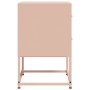 Nachttische, 2 Stück, rosa Stahl, 36x39x60,5 cm. von , Nachttische - Ref: Foro24-846461, Preis: 94,28 €, Rabatt: %