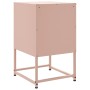 Mesitas de noche 2 unidades acero rosa 36x39x60,5 cm de , Mesitas de noche - Ref: Foro24-846461, Precio: 94,23 €, Descuento: %