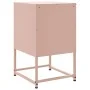 Mesitas de noche 2 unidades acero rosa 36x39x60,5 cm de , Mesitas de noche - Ref: Foro24-846461, Precio: 93,40 €, Descuento: %