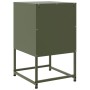 Mesita de noche acero verde oliva 36x39x60,5 cm | Foro24.es | Tu tienda online para hogar, jardín y más Foro24.es