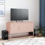 Mueble para TV de acero rosa 100,5x39x60,5 cm de , Muebles TV - Ref: Foro24-846477, Precio: 118,65 €, Descuento: %