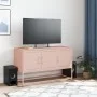 Steel TV stand in pink, 100.5x39x60.5 cm by , TV Furniture - Ref: Foro24-846477, Price: 113,49 €, Discount: %