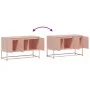 TV-Möbel aus rosa Stahl, 100,5x39x60,5 cm. von , TV-Möbel - Ref: Foro24-846477, Preis: 113,49 €, Rabatt: %