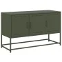 TV stand in olive green steel, 100.5x39x60.5 cm by , TV Furniture - Ref: Foro24-846480, Price: 102,58 €, Discount: %