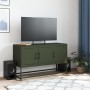 Fernsehmöbel aus olivgrünem Stahl, 100,5x39x60,5 cm. von , TV-Möbel - Ref: Foro24-846480, Preis: 103,93 €, Rabatt: %