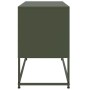 Fernsehmöbel aus olivgrünem Stahl, 100,5x39x60,5 cm. von , TV-Möbel - Ref: Foro24-846480, Preis: 103,93 €, Rabatt: %