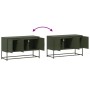Fernsehmöbel aus olivgrünem Stahl, 100,5x39x60,5 cm. von , TV-Möbel - Ref: Foro24-846480, Preis: 103,93 €, Rabatt: %