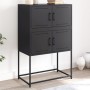 Aparador de acero negro 68,5x38,5x107 cm de , Aparadores - Ref: Foro24-846482, Precio: 92,34 €, Descuento: %