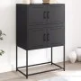 Black steel sideboard 68.5x38.5x107 cm by , Sideboards - Ref: Foro24-846482, Price: 91,36 €, Discount: %