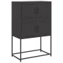 Black steel sideboard 68.5x38.5x107 cm by , Sideboards - Ref: Foro24-846482, Price: 91,36 €, Discount: %