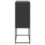 Black steel sideboard 68.5x38.5x107 cm by , Sideboards - Ref: Foro24-846482, Price: 91,36 €, Discount: %