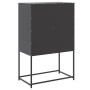Schwarzer Stahlschrank 68,5x38,5x107 cm von , Sideboards - Ref: Foro24-846482, Preis: 92,38 €, Rabatt: %