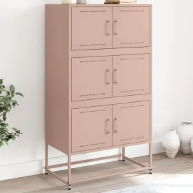 Rosa Stahlschrank 68,5x38,5x123,5 cm von , Sideboards - Ref: Foro24-846489, Preis: 150,17 €, Rabatt: %