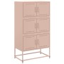Steel sideboard in pink, 68.5x38.5x123.5 cm by , Sideboards - Ref: Foro24-846489, Price: 152,12 €, Discount: %