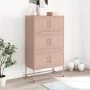 Steel sideboard in pink, 68.5x38.5x123.5 cm by , Sideboards - Ref: Foro24-846489, Price: 150,17 €, Discount: %