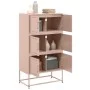 Steel sideboard in pink, 68.5x38.5x123.5 cm by , Sideboards - Ref: Foro24-846489, Price: 150,17 €, Discount: %