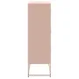 Steel sideboard in pink, 68.5x38.5x123.5 cm by , Sideboards - Ref: Foro24-846489, Price: 150,17 €, Discount: %