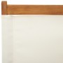 Sillas jardín plegables 6 uds tela madera maciza y tela crema de , Sillas de jardín - Ref: Foro24-3214638, Precio: 340,18 €
