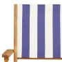 5-piece garden dining set, solid wood with blue and white fabric. by , Garden sets - Ref: Foro24-3281837, Price: 297,51 €, Di...