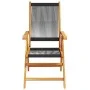 7-piece garden dining set made of solid black polypropylene wood. by , Garden sets - Ref: Foro24-3281733, Price: 781,68 €, Di...