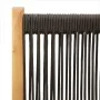 Garten-Essgruppe 7-teilig aus Polypropylen Massivholz Schwarz von , Gartensets - Ref: Foro24-3281733, Preis: 781,64 €, Rabatt: %