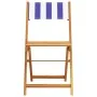 3-piece bistro set in blue and white fabric and solid wood by , Garden sets - Ref: Foro24-3281849, Price: 144,85 €, Discount: %