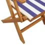 3-piece bistro set in blue and white fabric and solid wood by , Garden sets - Ref: Foro24-3281861, Price: 166,21 €, Discount: %