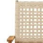 3-piece PE rattan and solid wood beige bistro set by , Garden sets - Ref: Foro24-3281792, Price: 174,60 €, Discount: %