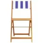3-piece bistro set in blue and white fabric and solid wood by , Garden sets - Ref: Foro24-3281765, Price: 139,33 €, Discount: %