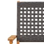 3-teiliges Bistro-Set aus PE-Rattan und massivem Holz in Schwarz von , Gartensets - Ref: Foro24-3281790, Preis: 174,35 €, Rab...