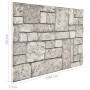 3D-Wandpaneele mit grauem Ziegelstein-Design, 11 Stück EPS von , Wandverkleidung - Ref: Foro24-147205, Preis: 194,85 €, Rabat...