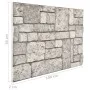 3D-Wandpaneele mit grauem Ziegelstein-Design, 11 Stück EPS von , Wandverkleidung - Ref: Foro24-147205, Preis: 191,85 €, Rabat...
