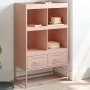 Cold-rolled steel sideboard in pink 68.5x39x111.5 cm by , Sideboards - Ref: Foro24-846603, Price: 98,20 €, Discount: %